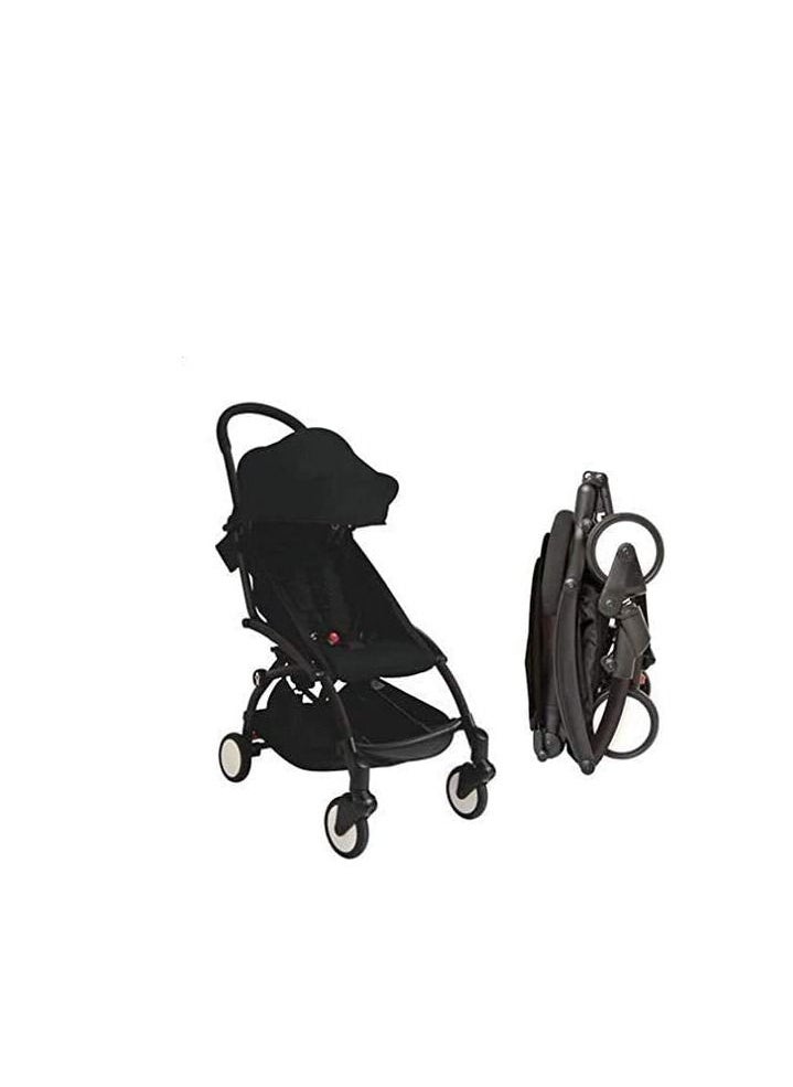 Babytime Baby's Multi-position Stroller with Frame (Black)  - Image 2