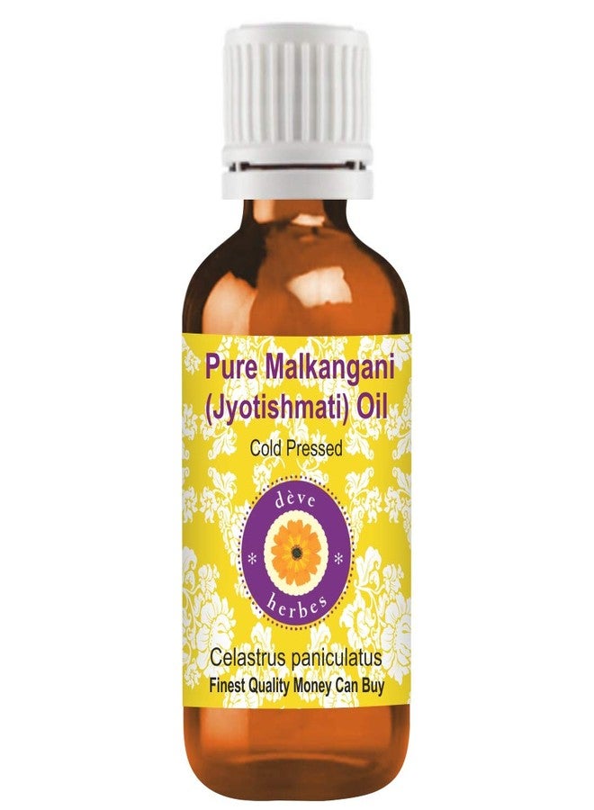 Deve Herbes Pure Malkangani (Jyotishmati) Oil (Celastrus paniculatus) | Cold Pressed | Brain & Memory Support | Natural | Undiluted | For Diluting Essential Oils | Skin & Massage | Unisex | 15ml - Image 2