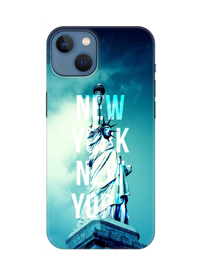 Stylizedd حافظة لجهاز آيفون 15 بلس من سلسلة سناب كلاسيك - غلاف موبايل صلب من مادة PC بلمسة نهائية غير لامعة - نيويورك نيويورك - Image 1