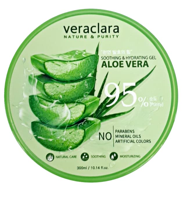 veraclara VeraclaraNew Soothing Moisture Aloe Vera Gel 95 PercentPurity Korean Cosmetics 1