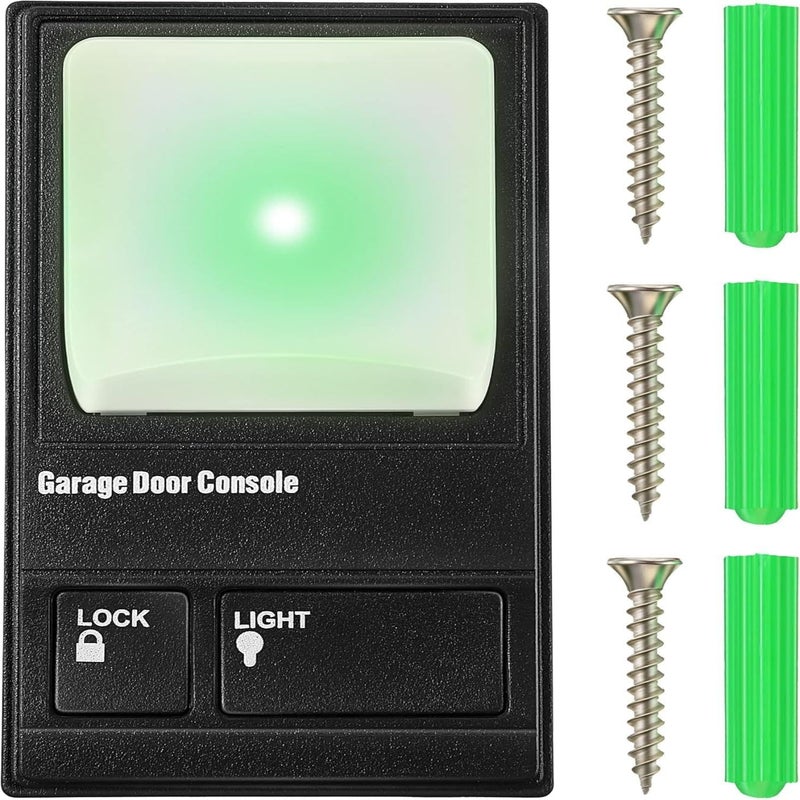 Fiada Garage Door Opener Wall Mount Compatible with Liftmaster 41A5273-1 78LM, Multifunction Keypad Control Panel with Lighting Control, Wired Replacement Panel Wall Keypad Button - Image 1