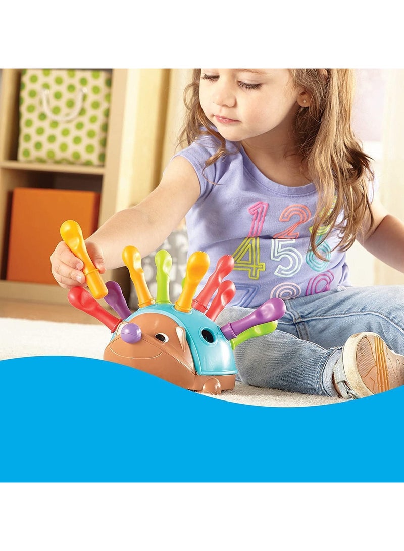ORiTi Fine Motor Sensory, Hedgehog with 12 Spikes Learning Toys for 1 Year Old, Sensory Fine Motor Toy, Toddler Learning Toys, Fine Motor and Sensory Ages 18+ Months - Image 4
