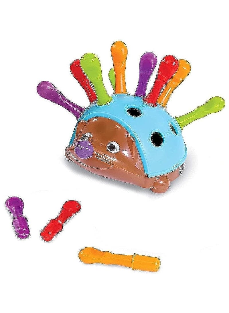 ORiTi Fine Motor Sensory, Hedgehog with 12 Spikes Learning Toys for 1 Year Old, Sensory Fine Motor Toy, Toddler Learning Toys, Fine Motor and Sensory Ages 18+ Months - Image 1