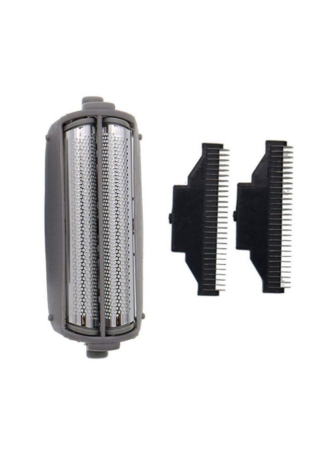 Wonst Replacement Shaver Foil With 2Pcs 9852 Cutters For Panasonic Wes9839 Es9852 Esrw30 Es4033 Es4105 Es4813 Es4815 Es4820 Es4823 Es4853 Es4951 Es4501 Es4826 Es4035 Es4036 Razor