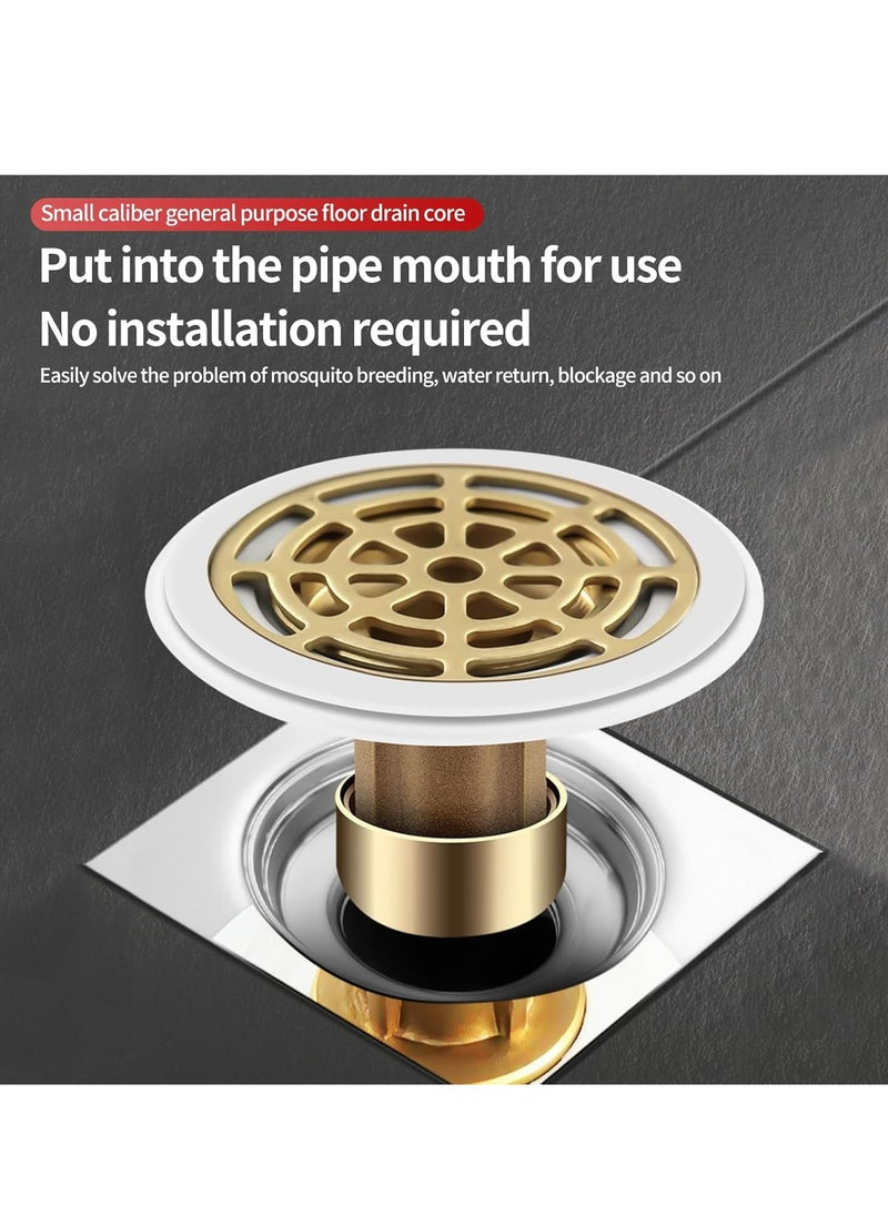 Oasisgalore 2-Pack Odor-Proof Floor Drain with Removable Strainer, Hair Catcher for Drains ≥1.3", Prevents Clogs.  - Image 5