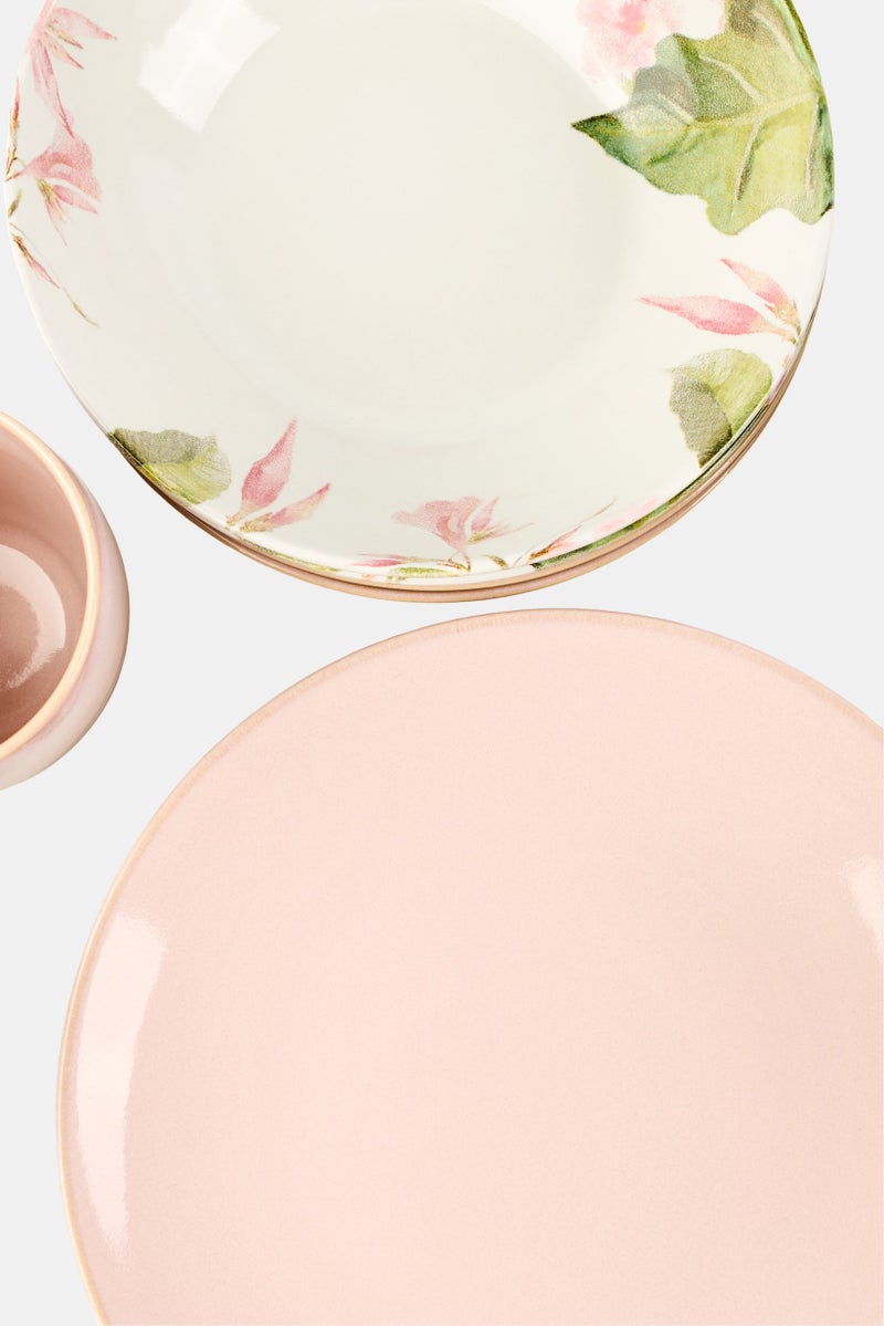 Maser 12 Pieces Exotic Tearose Breakfast Set, Multicolor - Image 3