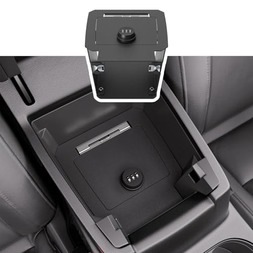 xipoqix Center Console Safe Vault Compatible with 20232026 Chevy Colorado GMC Canyon Armrest Safe Lock Box Replacement for 20232026 Chevy Colorado Accessories - Image 1