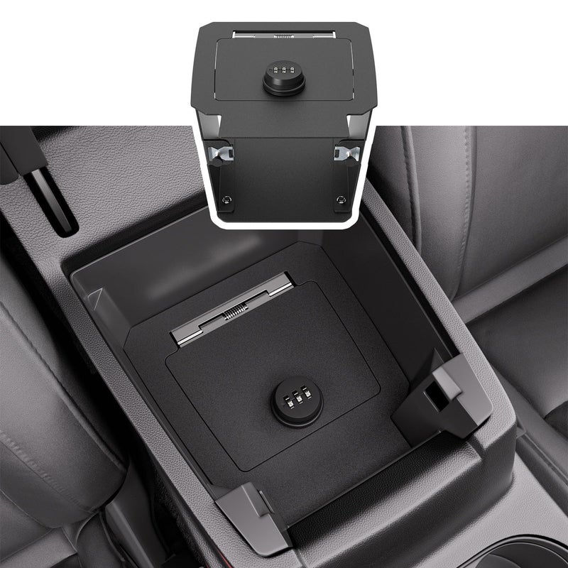 xipoqix Center Console Safe Vault Compatible with 20232026 Chevy Colorado GMC Canyon Armrest Safe Lock Box Replacement for 20232026 Chevy Colorado Accessories - Image 2
