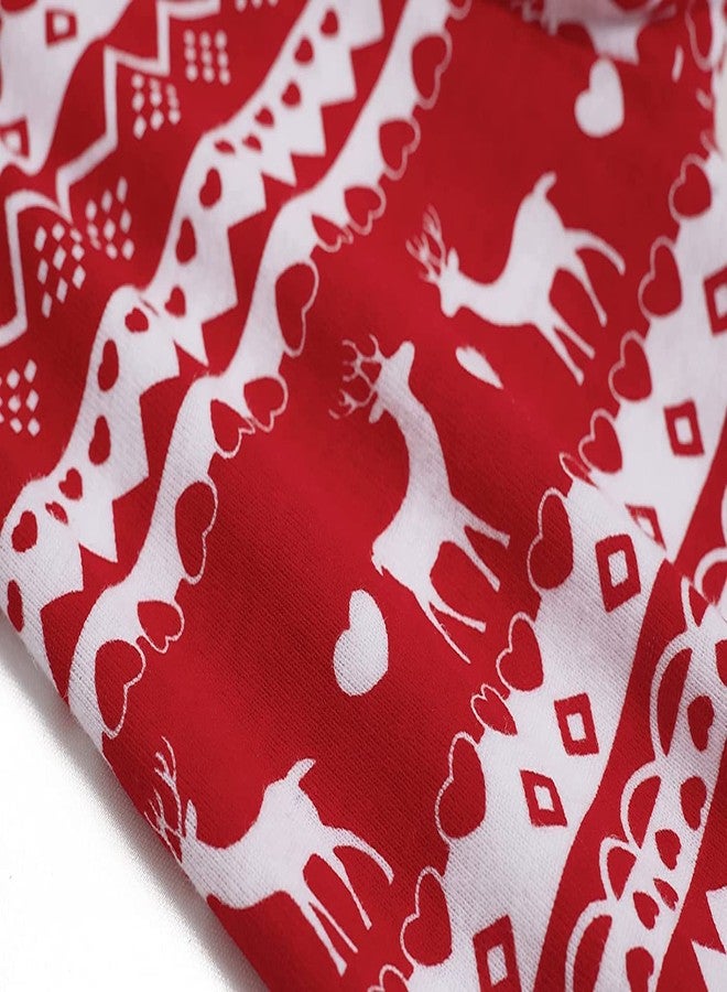 CM-Kid Toddler Boys Christmas Pajamas Set Long Sleeve Sleepwear 100% Cotton Reindeer Pajama Kids Pjs for Boy Clothes Sets Size 7T - Image 5