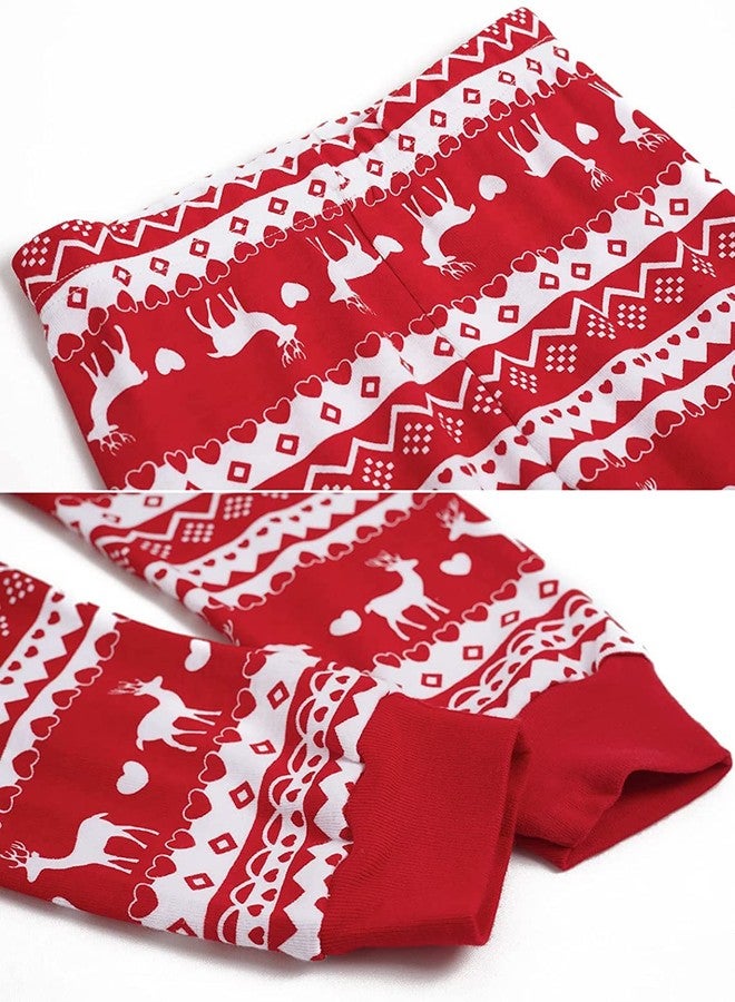 CM-Kid Toddler Boys Christmas Pajamas Set Long Sleeve Sleepwear 100% Cotton Reindeer Pajama Kids Pjs for Boy Clothes Sets Size 7T - Image 4