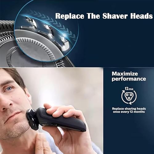 Suleto SH70/71 Replacement Heads Blades Compatible with Phillips Series 7000 Shavers, SH70 Replacement Blades Compatible with phililp Series 7000 Razor Shaver Heads for 7500 7530 S7370, 3-Pack Upgrade - Image 2