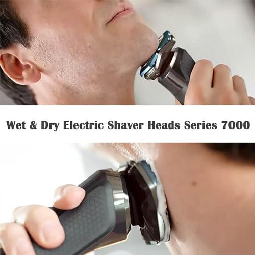 Suleto SH70/71 Replacement Heads Blades Compatible with Phillips Series 7000 Shavers, SH70 Replacement Blades Compatible with phililp Series 7000 Razor Shaver Heads for 7500 7530 S7370, 3-Pack Upgrade - Image 3