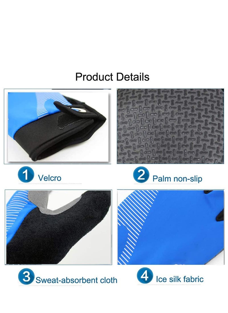 Excefore Cycling Gloves Mountain Bike Gloves Outdoor Full Finger Workout Gloves Breathable Snug, Touchscreen Ultimate Frisbee Gloves Non-Slip Flexible Thin Workout Gloves for Men Women  - Image 5