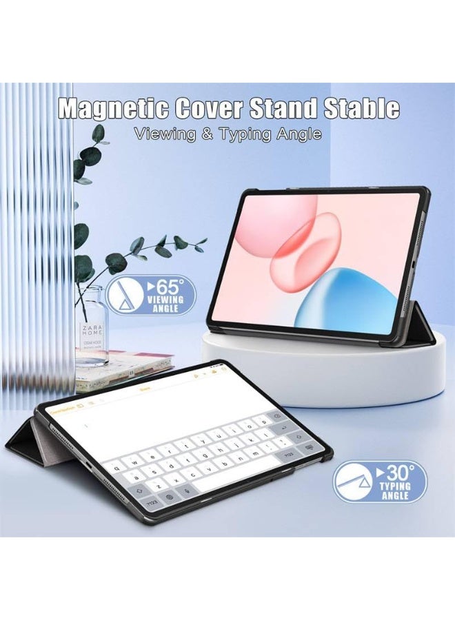 Case Compatible with Honor Pad 10 12.1inch 2025, Trifold Stand Hard Back Shell Stand Cover with Auto Sleep/Wake Function, Slim Flip Case Protective Case for Honor Pad 10 12.1 2025 - Image 2