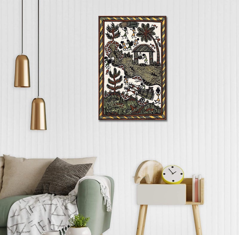 Tamatina Modern Art Abstract Art Canvas Painting e7 - Image 3