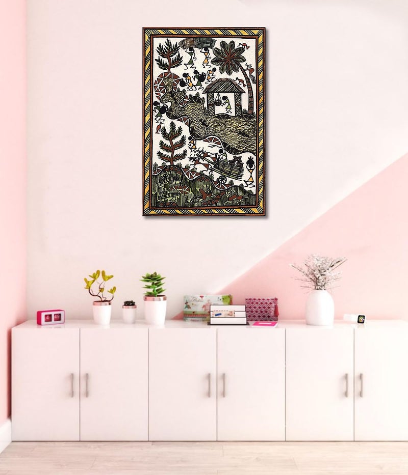 Tamatina Modern Art Abstract Art Canvas Painting e7 - Image 1