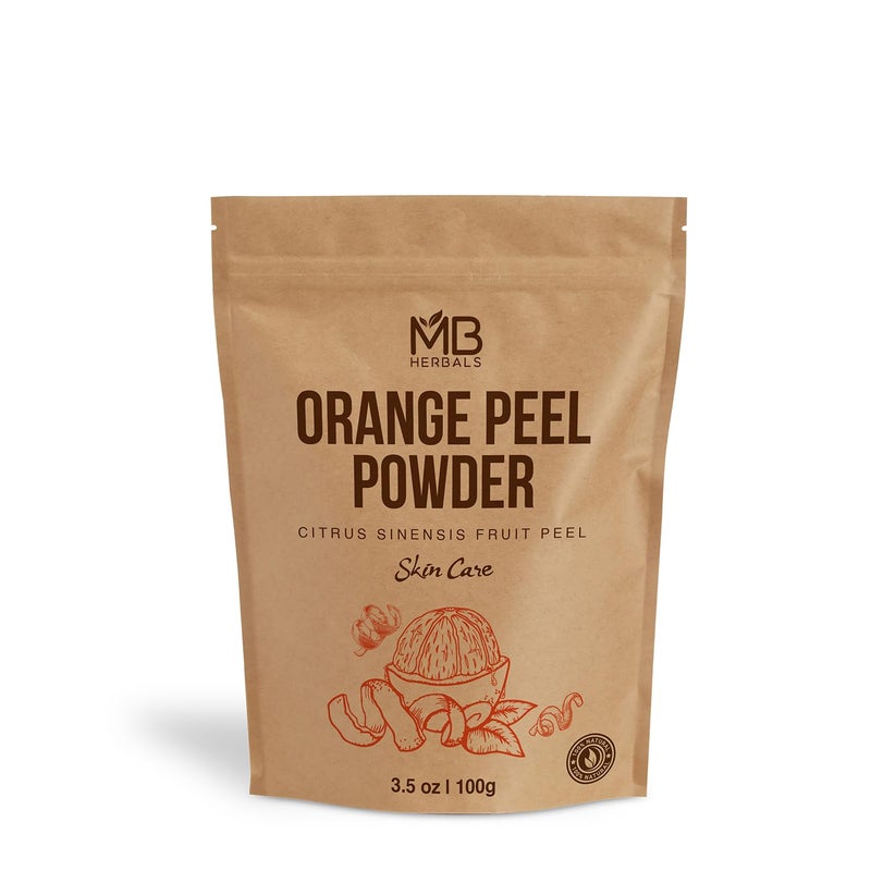 MB Herbals Pure Orange Peel Powder 100 Grams | 100% Pure & Natural | No Preservatives | To Be Used in Face Packs | For External Use Only - Image 5