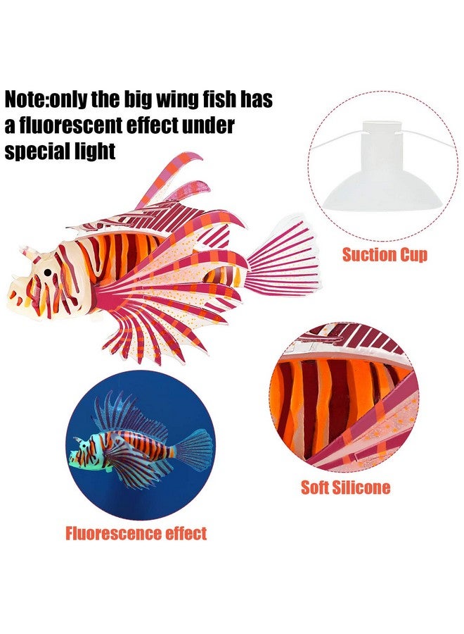 Weewooday 7 Pieces Artificial Fish Colorful Fake Fish Glowing Effect Aquarium Decor Floating Ornament For Fish Tank Decoration(Classic Color) - Image 2