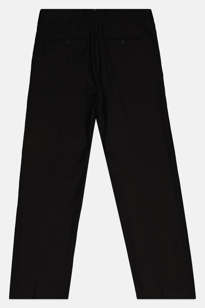 GANT Men Regular Fit Solid Dress Pants, Black - Image 2