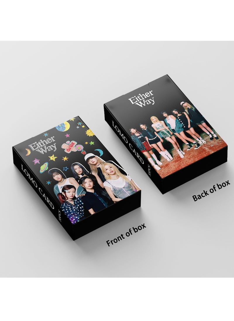 New IVE MINE An YuJin Jang Won Young LOMO Card Either Way 55PCS
