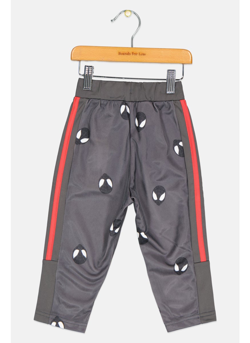 Adidas Toddlers Boy Brand Logo Sweatpants, Grey  - Image 2