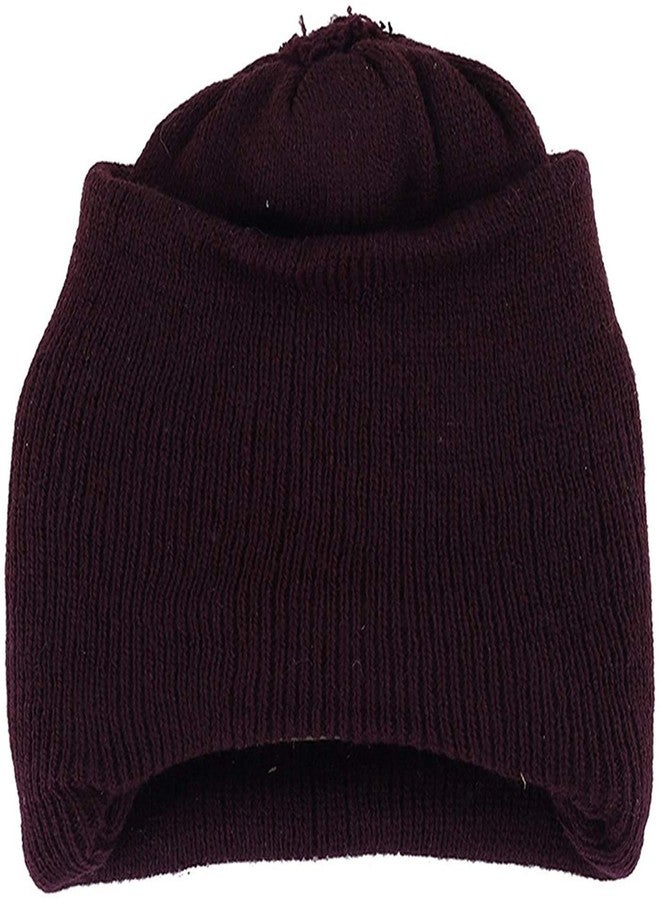 Malvina طقم قبعة وقفازات مالفينا للأولاد والبنات بتصميم قرد، مصنوع من نسيج ناعم مناسب لفصل الشتاء البارد (بني، من 5 إلى 10 سنوات) (عبوة من قطعتين) - Image 3