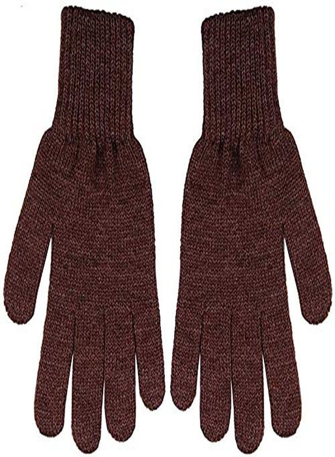 Malvina طقم قبعة وقفازات مالفينا للأولاد والبنات بتصميم قرد، مصنوع من نسيج ناعم مناسب لفصل الشتاء البارد (بني، من 5 إلى 10 سنوات) (عبوة من قطعتين) - Image 4