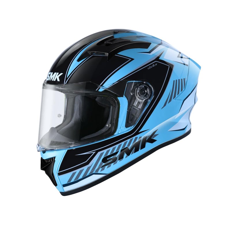 SMK Helmets SMK Stellar Sports Adox Helmet ISI, DOT & Ece-06 Certified Full Face Helmet - Image 4