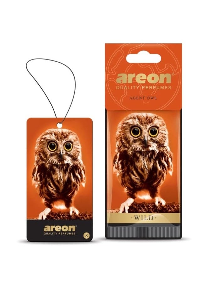 Car Air Freshener agent owl wild