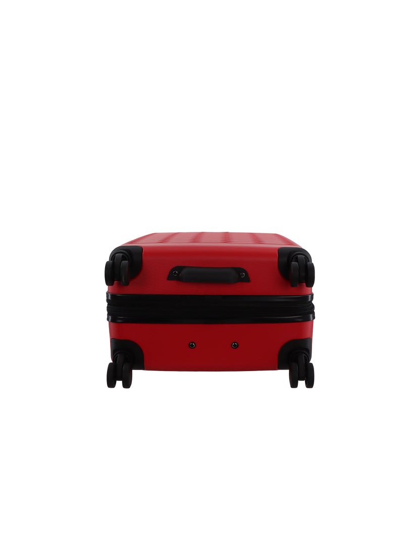 Discovery Reptile ABS Hardshell Medium Check-In Luggage Red, Durable Lightweight Expandable Suitcase, 4 Double Wheel With TSA Lock Trolley Bag (24 Inch). - pzsku/Z522B9900E32610ADE3F8Z/45/_/1720610396/482daa08-aa47-4a3b-bc0f-a0317d54e1a9