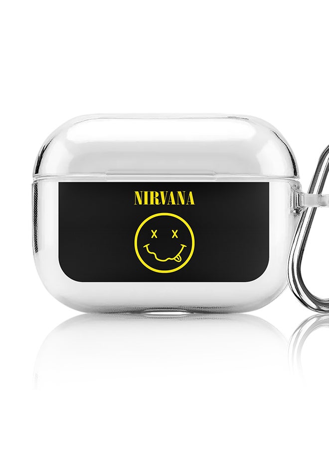 Stylizedd - Classic Clear printed Case for Apple AirPods Pro 2nd Generation Thin Transparent Cover [Designed for Apple AirPods Pro 2nd Generation] - Nirvana - Image 1
