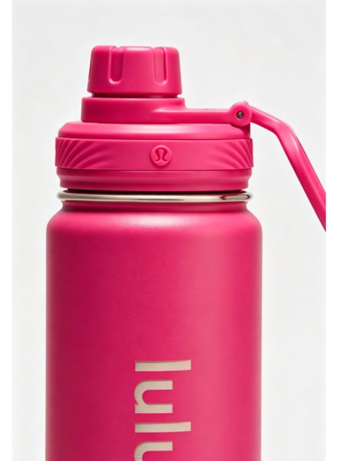 lululemonStainless steel sports vacuum insulated water bottle, suitable for holding water, iced tea, hot tea, etc., with a capacity of 710 milliliters - Image 2