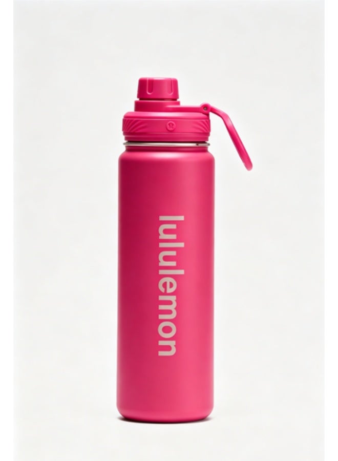 lululemonStainless steel sports vacuum insulated water bottle, suitable for holding water, iced tea, hot tea, etc., with a capacity of 710 milliliters - Image 1