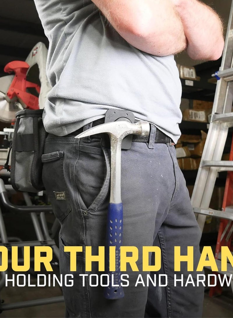 GGOOT MagMaster | Magnetic Tool Holder - Strong Clip-On Belt Magnet Holster for Screws, Nails, Hammer, Sockets, Pliers, Screw Driver, Trowel, Drill Bit, Wrench, or Any Magnetic Tools and Hardware - Image 2