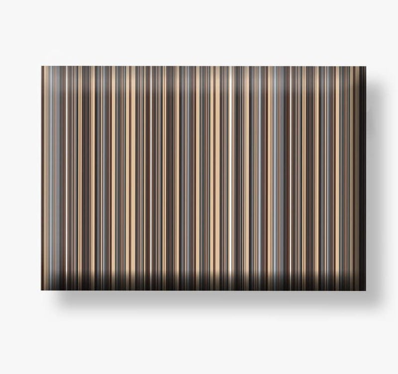 Dovetail Bark Barcode Candy Cane & Candy Floss Gift Wrapping Papers Combo of 4 Sheets - Image 2