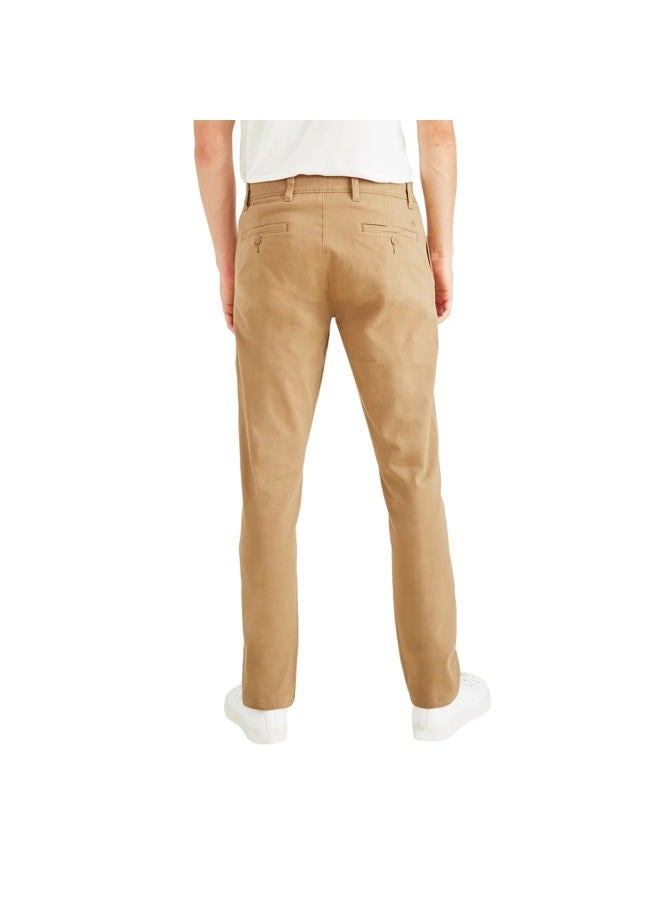 DOCKERS Men's Slim Fit Smart 360 Flex Ultimate Chino Pants Casual, New British Khaki (Waterless), 33W x 30L - Image 3