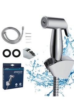 Jomoo Bidet Sprayer for Toilet, Adjustable Pressure Shattaf with 47Inch Anti-Leaking Stainless Steel Bidet Hose, Muslim Shower Bidet Spray Set  - Image 1