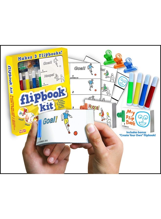 فليبتومانيا اصنع مجموعة كتبك الإلكترونية بنفسك: كرة السلة وكرة القدم - مجموعة رسوم متحركة بتقنية إيقاف الحركة الورقية: مجموعة كتب إلكترونية إبداعية للأطفال من سن 6 إلى 12 عامًا وفناني الرسوم المتحركة المبدعين - Image 2