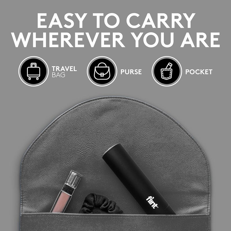 Flint Classic Black Retractable Mini Lint Roller with 30 Extra Sticky Sheets, Small and Portable Lint Roller, Ideal Pet Hair Remover, Travel Lint Rollers for pet Hair Extra Sticky - Image 5