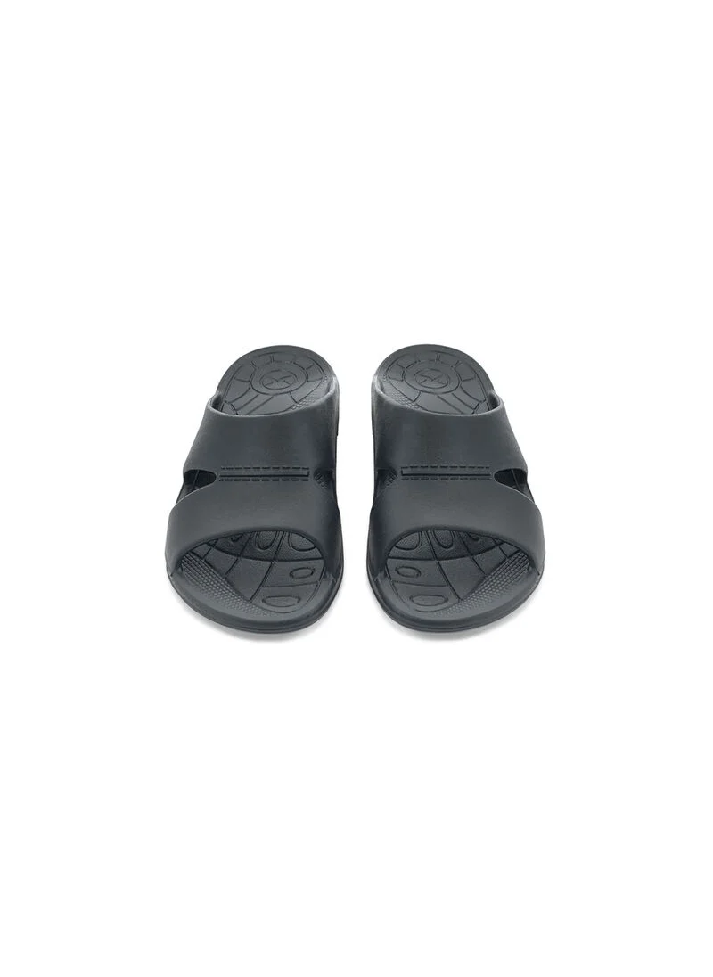 aetrex Bali Orthotic Slides For Men Black