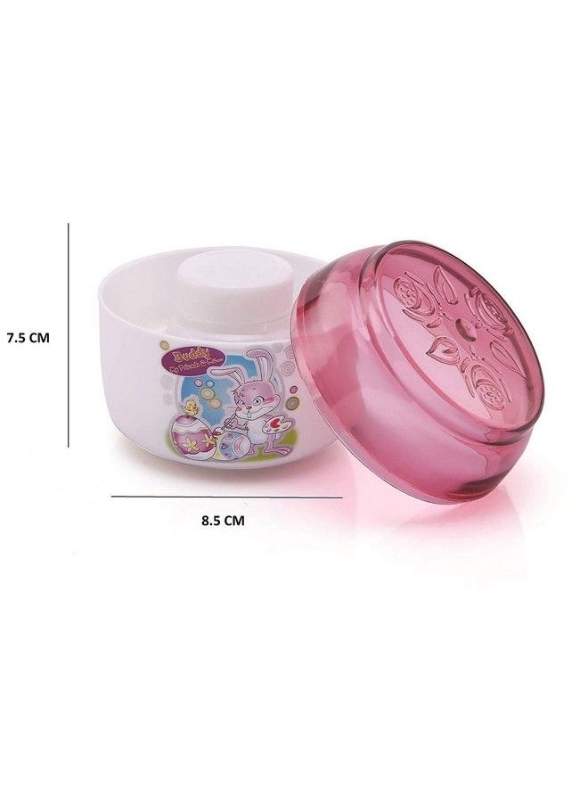 Shopfork Powder Puff With Box Holder Container For Kids Powder Case For Baby Face And Body Baby Skin Care Powder Puff Storage Puff Soft Face Body Cosmetic Powder Puff (Care)  - Image 3