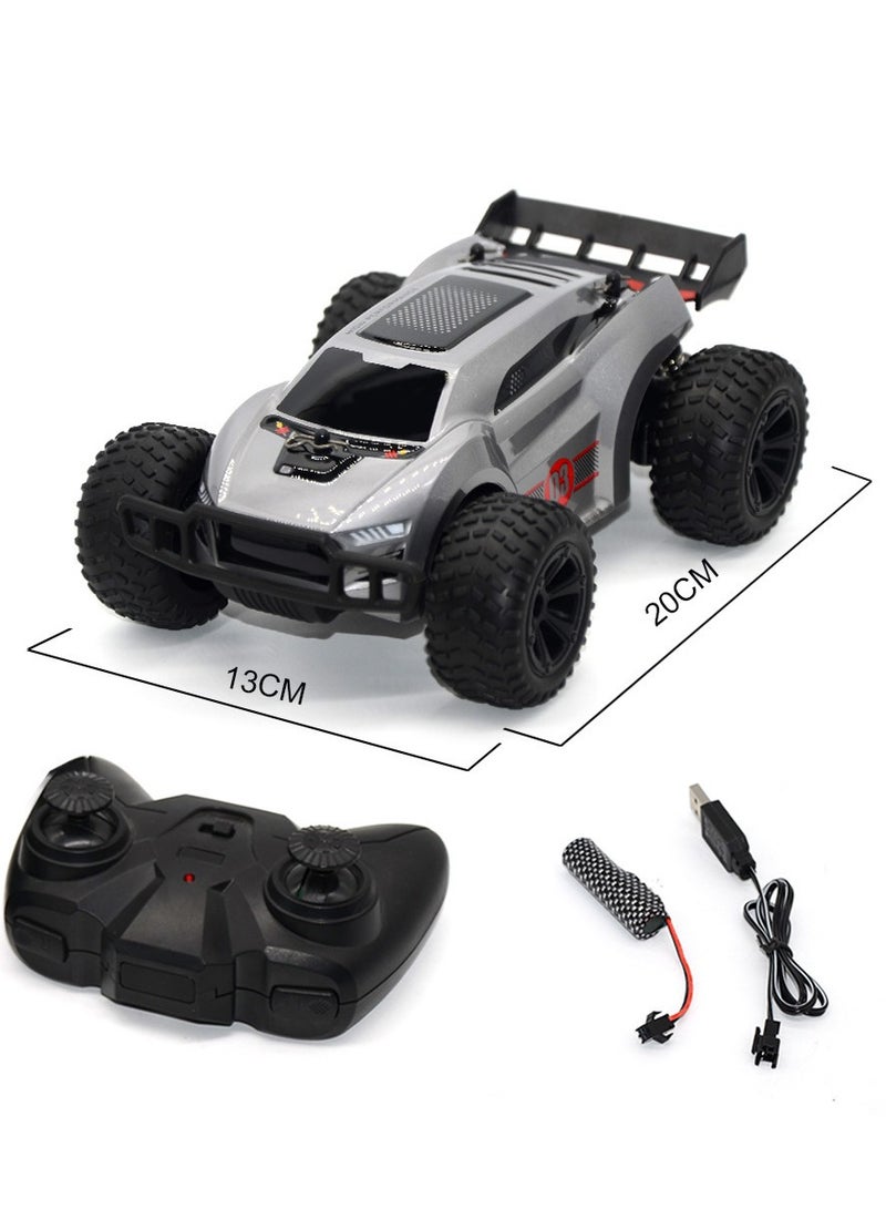 ميكسد سيارة تحكم عن بعد - سيارة Rc عالية السرعة 2.4 جيجا هرتز، سيارة سباق Rc على الطرق الوعرة مع أضواء LED ملونة وبطارية قابلة لإعادة الشحن، لعبة سيارة كهربائية هدية للأولاد والبنات والأطفال - Image 5