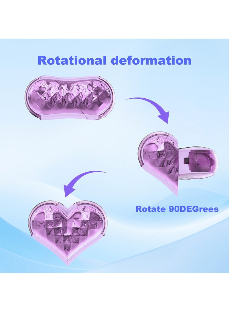 general Transformable heart-shaped Bluetooth in-ear headphones with wireless noise cancellation rotational connection and fast stable performance - Image 2