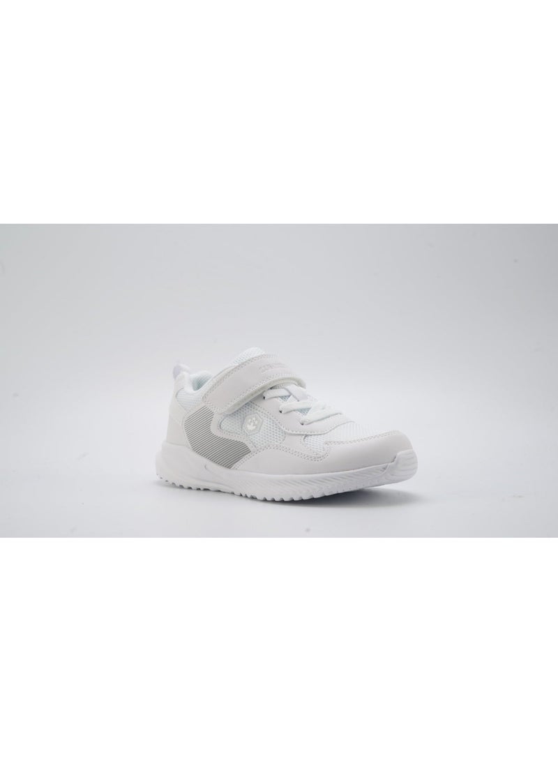 Lumberjack Unisex Kids School Shoes White Hook & Loop Strap Lightweight Sports School Sneakers for Boys & Girls - Image 1