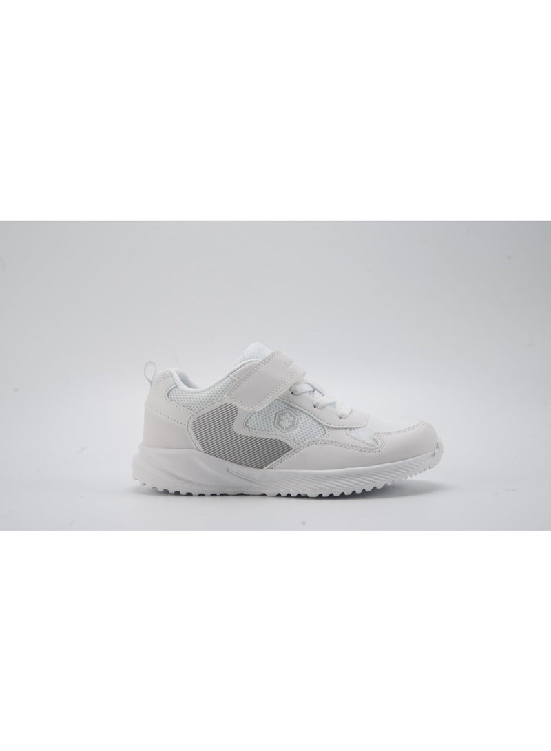 Lumberjack Unisex Kids School Shoes White Hook & Loop Strap Lightweight Sports School Sneakers for Boys & Girls - Image 2
