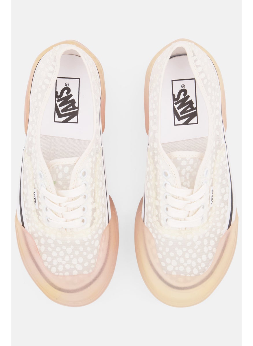 VANS - Men Authennthic Mesh Lace Up Casual Shoes, White - Image 1