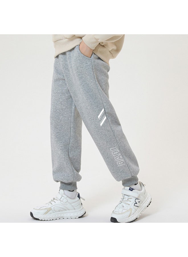 Badibadi Children's Sweatpants, Spring And Autumn, Large Size Boys' Athletic Pants, Fashionable Printed Elastic Waistband Bottoms - Image 5