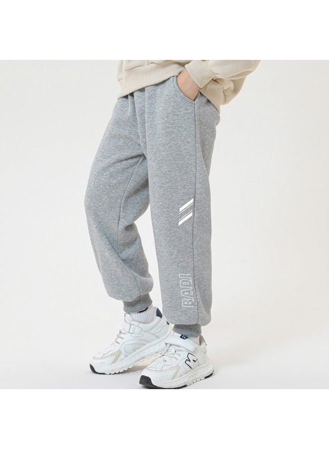 Badibadi Children's Sweatpants, Spring And Autumn, Large Size Boys' Athletic Pants, Fashionable Printed Elastic Waistband Bottoms - Image 4