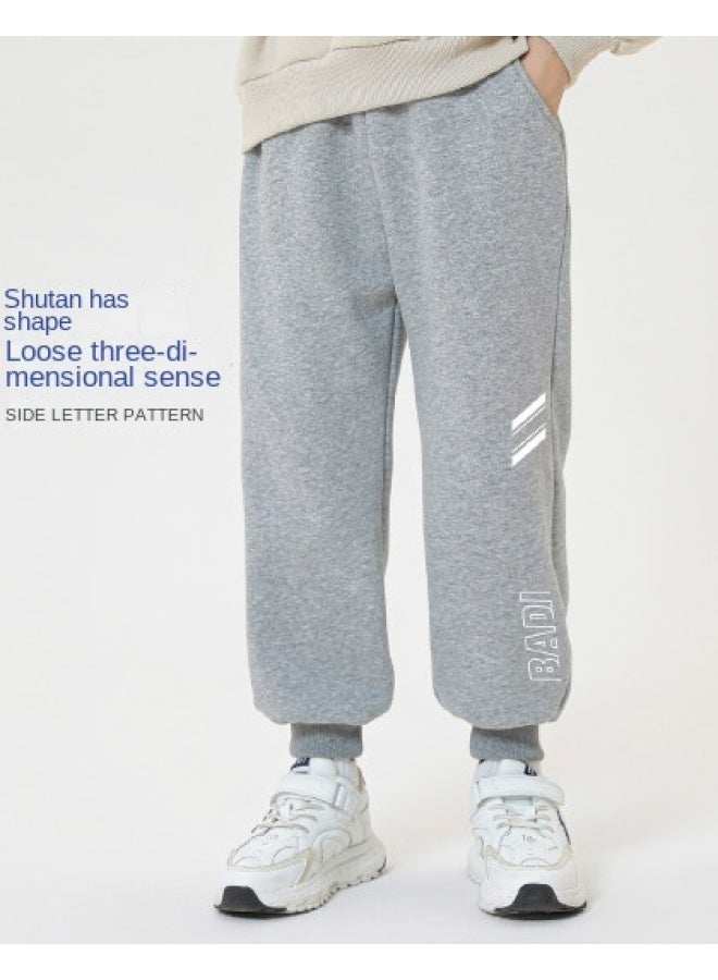 Badibadi Children's Sweatpants, Spring And Autumn, Large Size Boys' Athletic Pants, Fashionable Printed Elastic Waistband Bottoms - Image 1