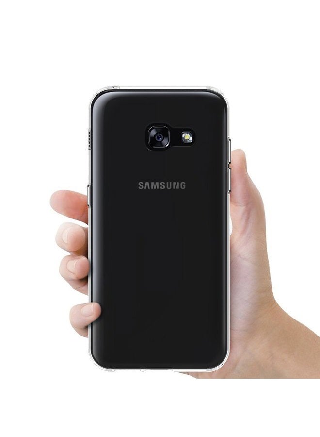 حافظة لهاتف سامسونج جالاكسي J7 برايم / جالاكسي أون7 (2016) / جالاكسي أون نكست (5.5 بوصة) من TPU ناعم مطاطي جل شفاف مع غطاء خلفي مرن - Image 3